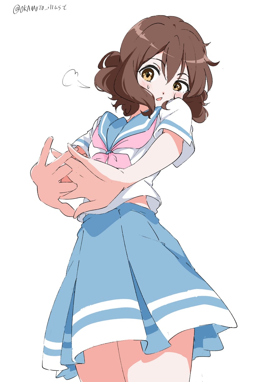 oumae kumiko (hibike! euphonium) drawn by white_gorilla_(okamoto)
