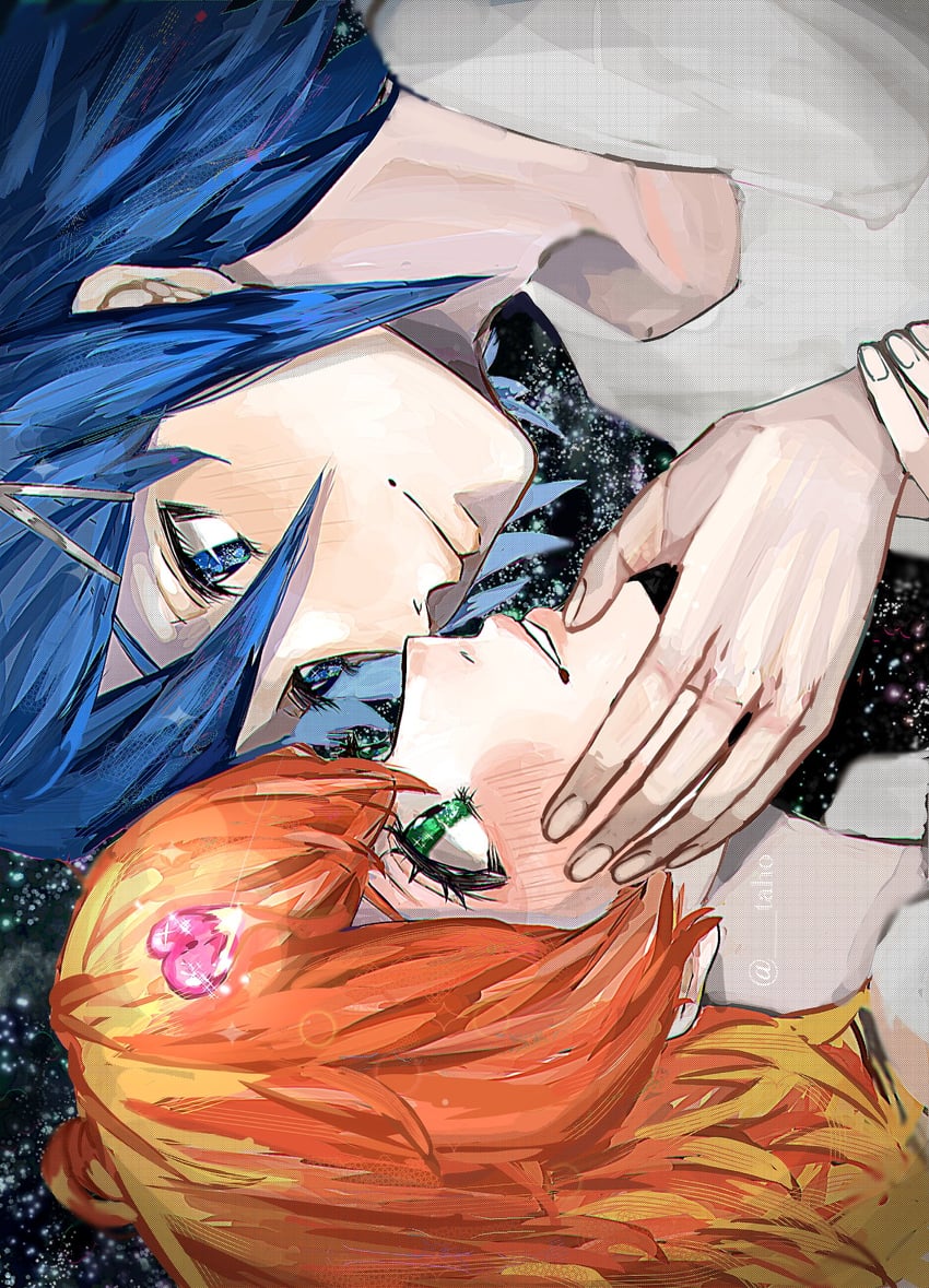 freyja wion and hayate immelmann (macross and 1 more) drawn by yuta_(_taho)