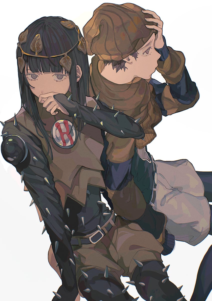 yagiyama yotsuyu and dainenjiyama aisho (jojo no kimyou na bouken and 1 more) drawn by inanashil