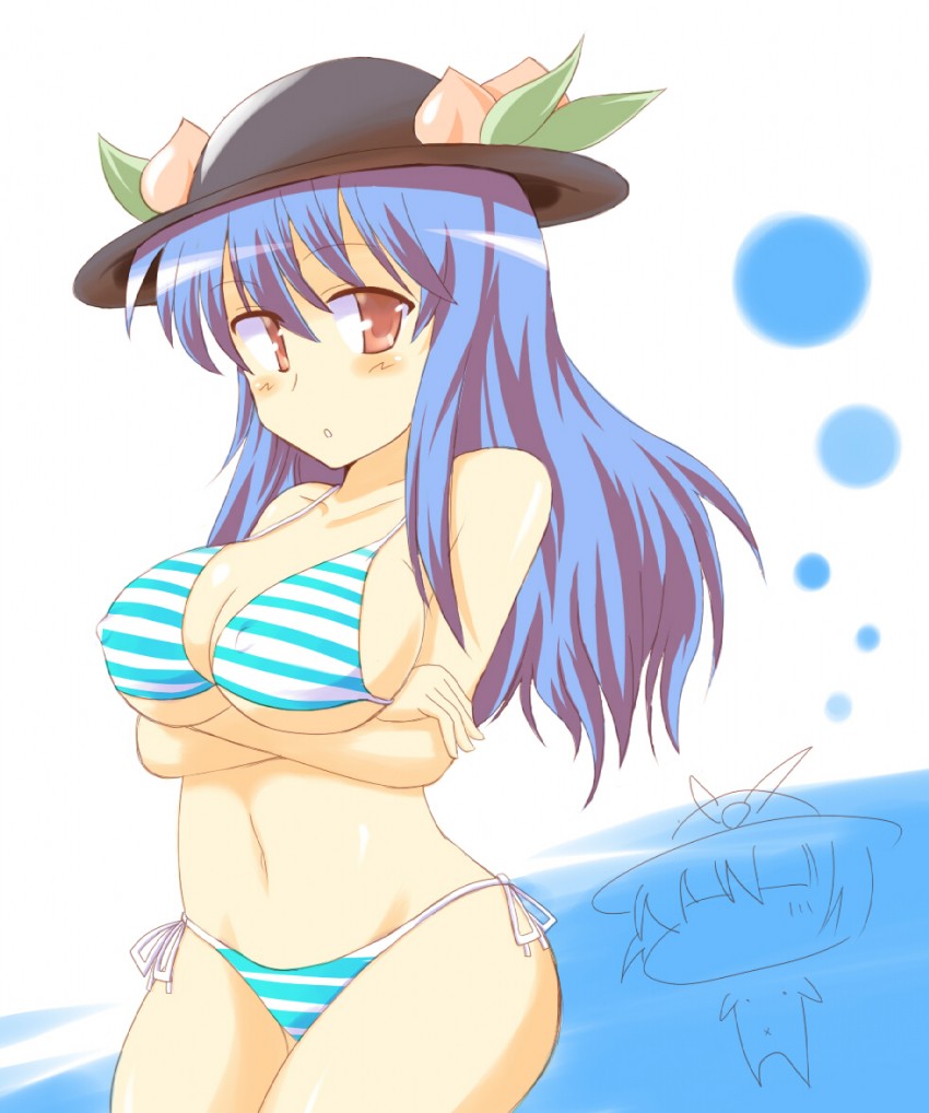 hinanawi tenshi and nagae iku (touhou) drawn by wedge_(tyrl_stride)
