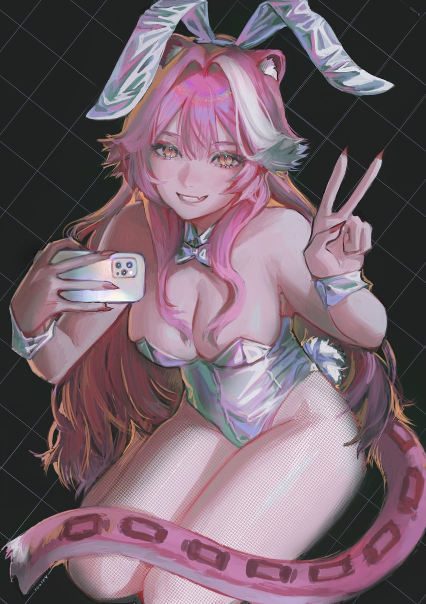 raora panthera (hololive and 1 more) drawn by soareaaa