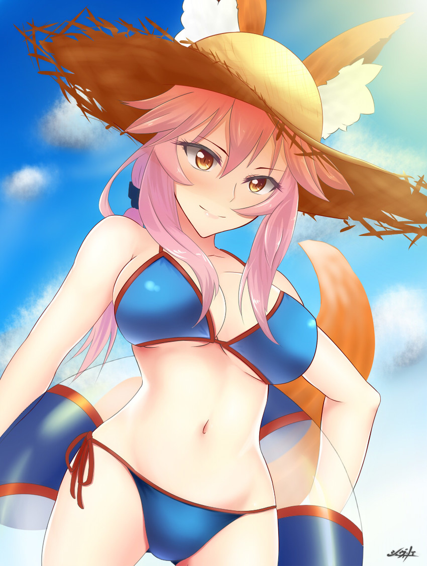 tamamo and tamamo no mae (fate and 2 more) drawn by chevalier_ff14