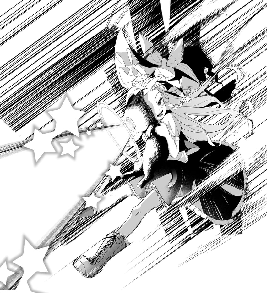 kirisame marisa (original and 1 more) drawn by nodoguro_(phi-tan)