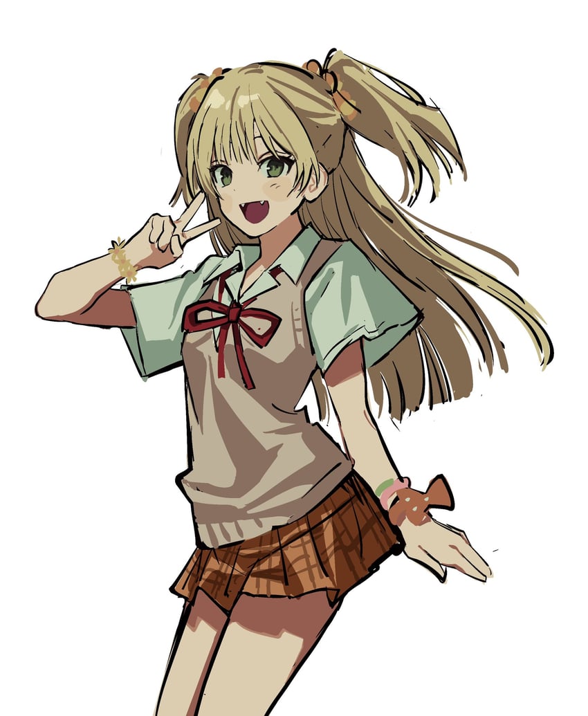 jougasaki rika (idolmaster and 1 more) drawn by betti_(xx_betti)