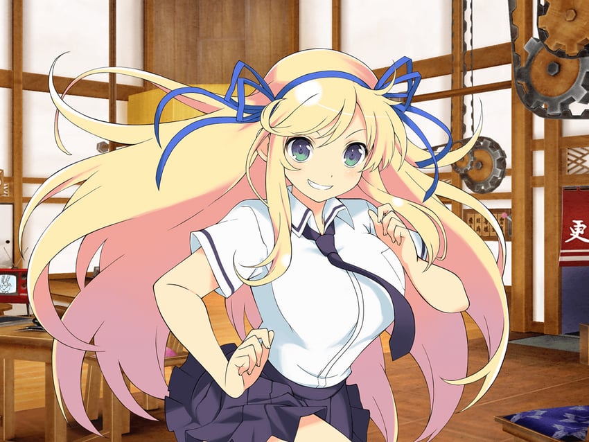 katsuragi and ninto (senran kagura and 2 more) drawn by yaegashi_nan