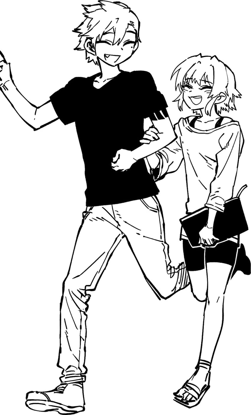 jeong surim and jeong sana (suicide boy) drawn by parkgee