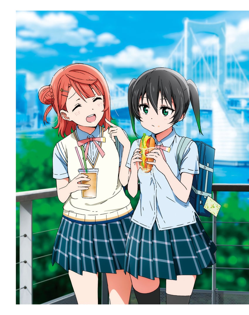 uehara ayumu and takasaki yu (love live! and 1 more) drawn by yokota_takumi
