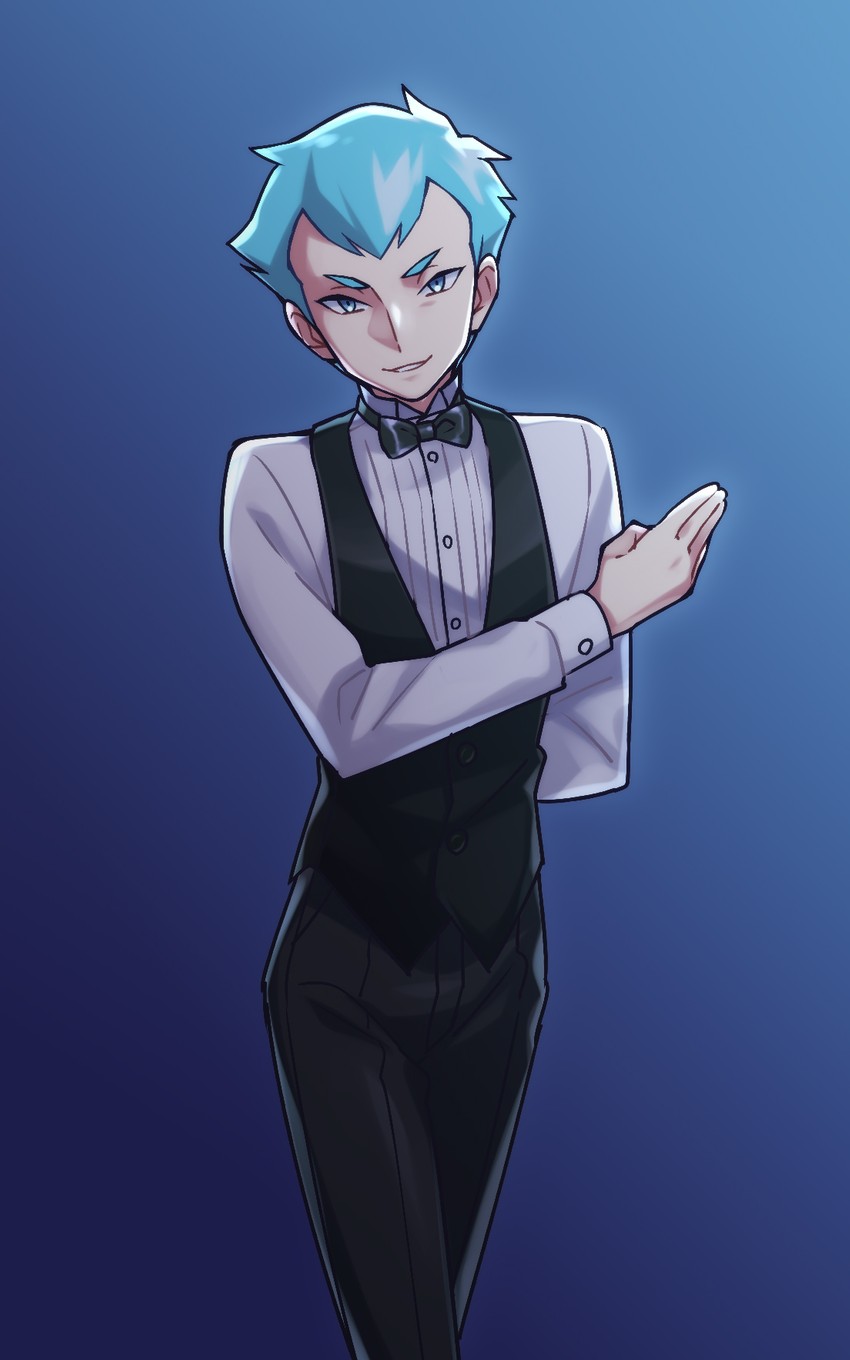 archer (pokemon and 1 more) drawn by momoji_(lobolobo2010)