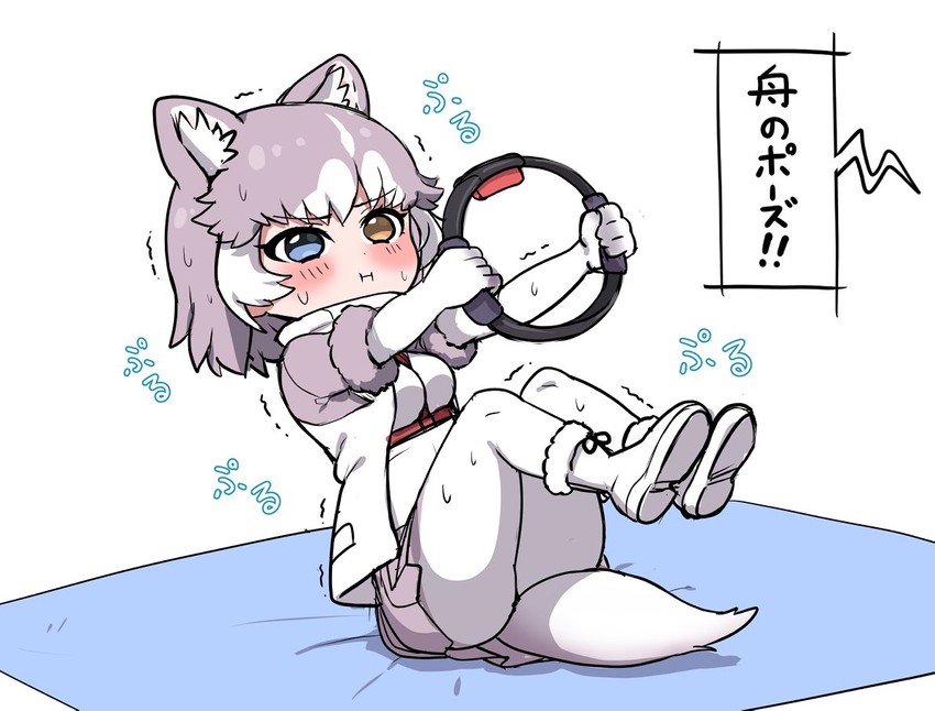 dog (kemono friends and 1 more) drawn by ransusan