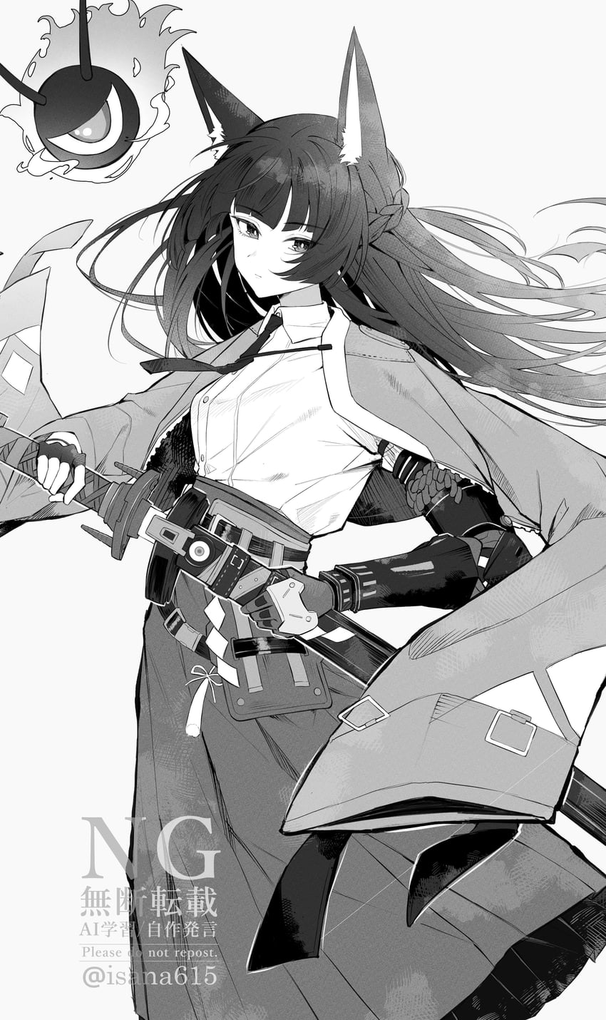hoshimi miyabi and tailless (zenless zone zero) drawn by isana615