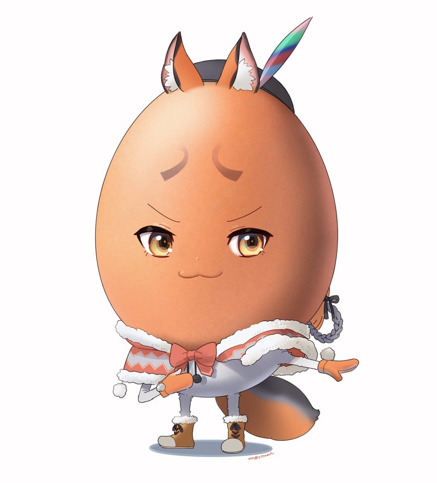 island fox (kemono friends and 1 more) drawn by beleven