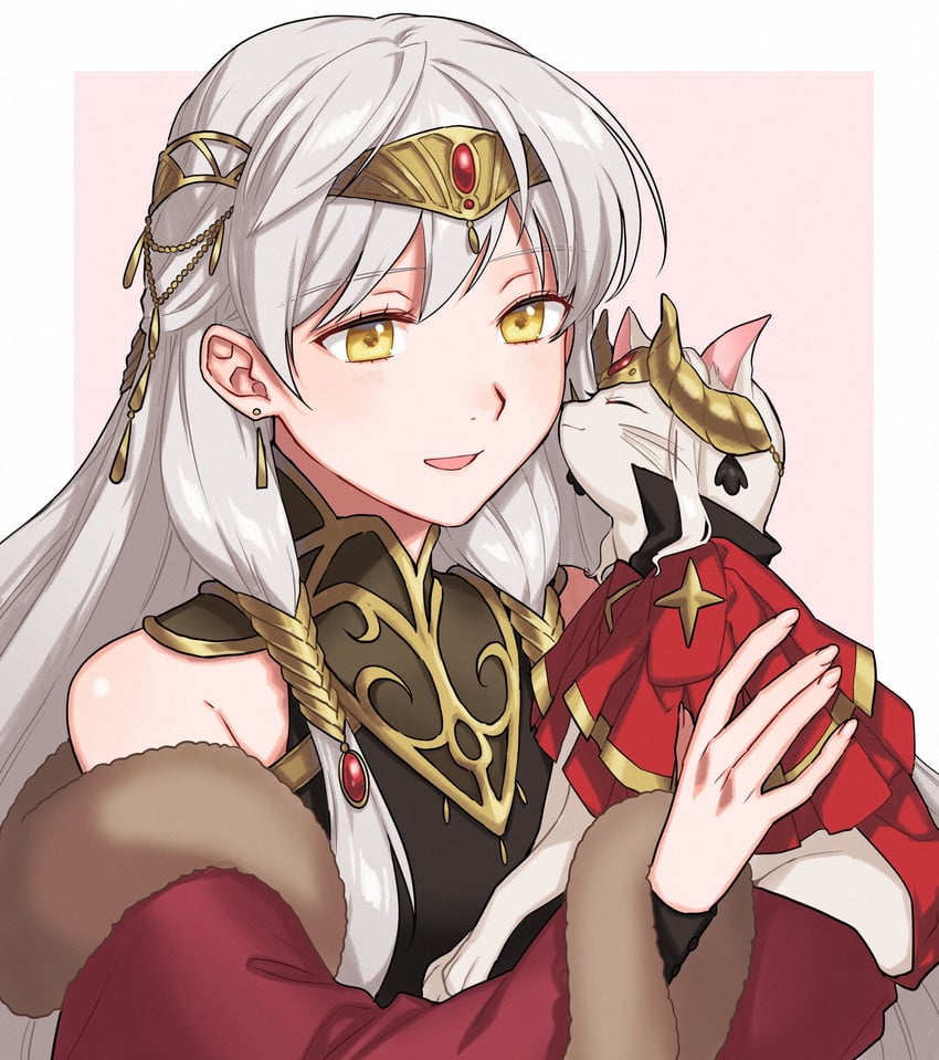 edelgard von hresvelg and micaiah (fire emblem and 2 more) drawn by shamu_(peach11_01)
