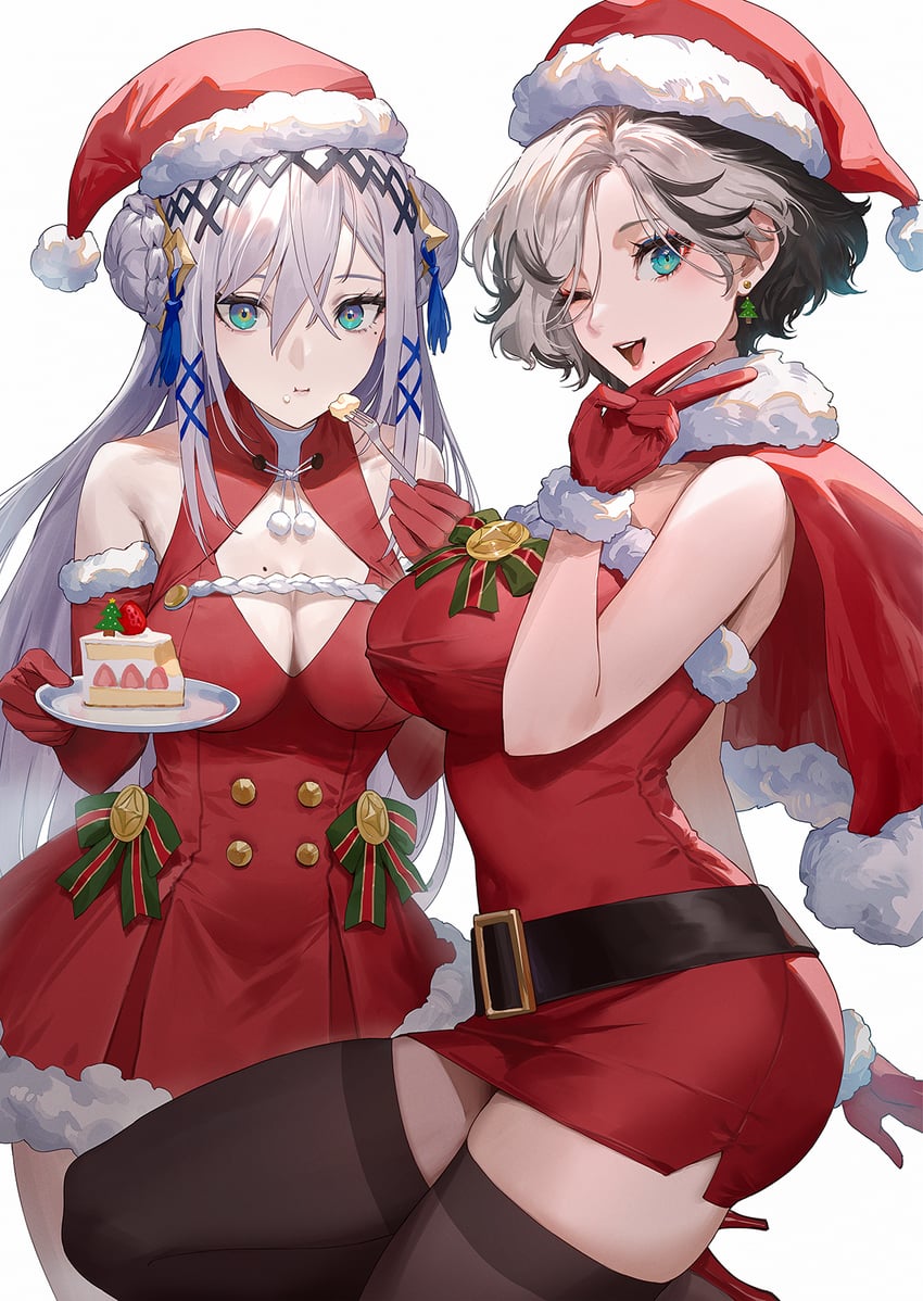victoria brightshield and kunai nakasato (nijisanji and 1 more) drawn by ekao