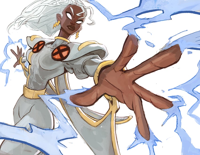 storm (marvel and 1 more) drawn by garrett_hanna