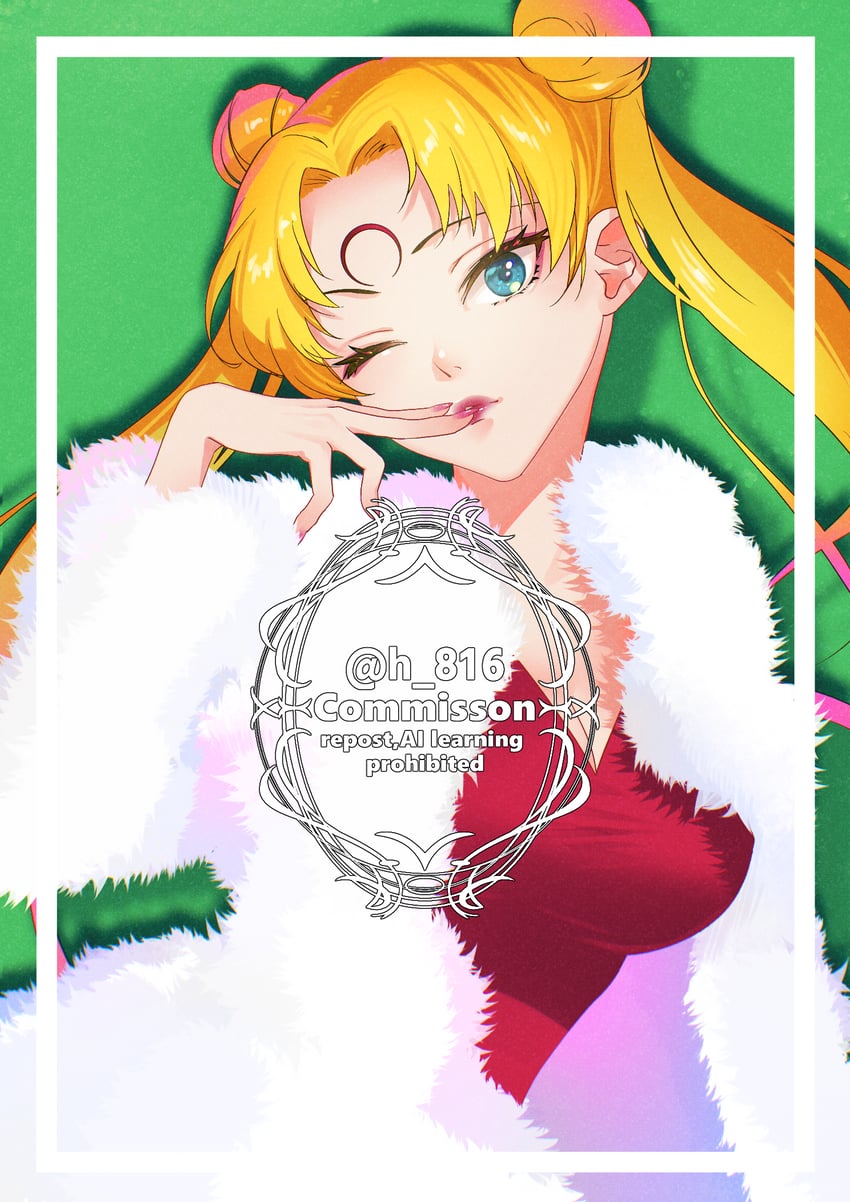 tsukino usagi and black lady (bishoujo senshi sailor moon and 1 more) drawn by vuipui
