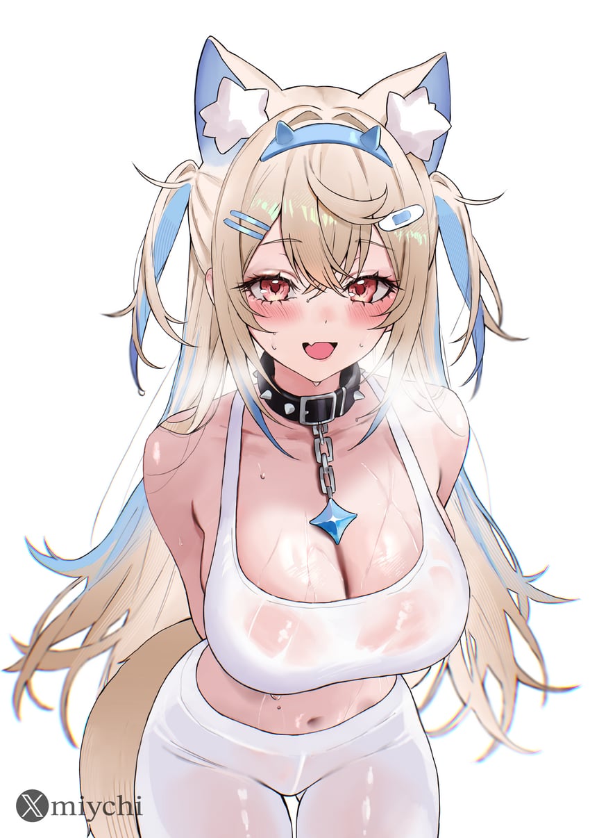 fuwawa abyssgard (hololive and 1 more) drawn by miychi