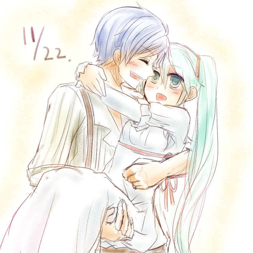 hatsune miku, kaito, eve moonlit, and adam moonlit (vocaloid and 3 more) drawn by seasnow