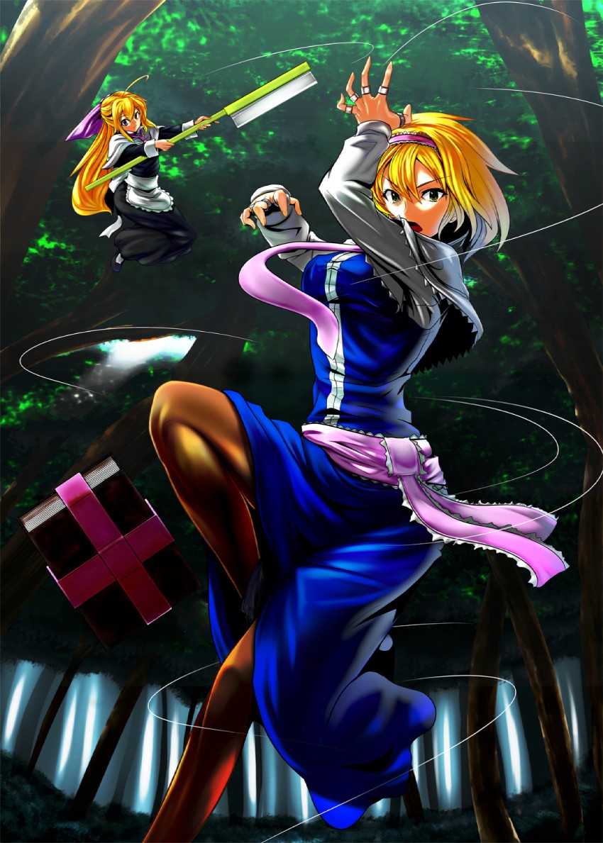 alice margatroid and shanghai doll (touhou) drawn by sorono