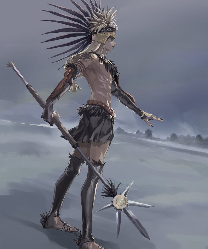 tezcatlipoca (fate and 1 more) drawn by riku_gotaro