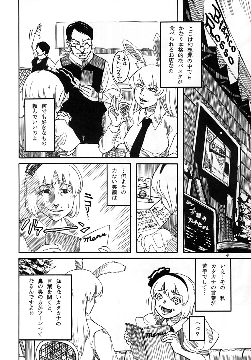 konpaku youmu and reisen udongein inaba (touhou) drawn by ameyama_denshin