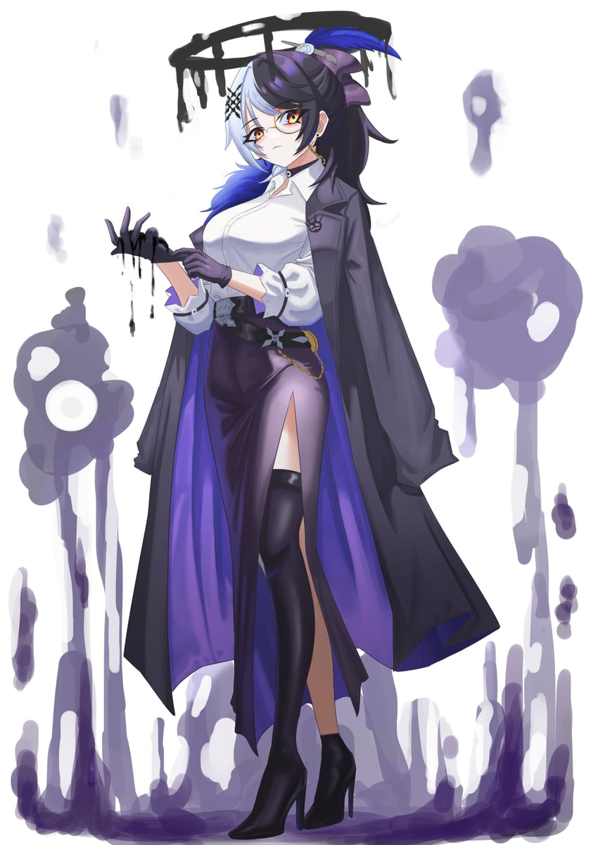 shiori novella (hololive and 1 more) drawn by yorn_(yor_n)