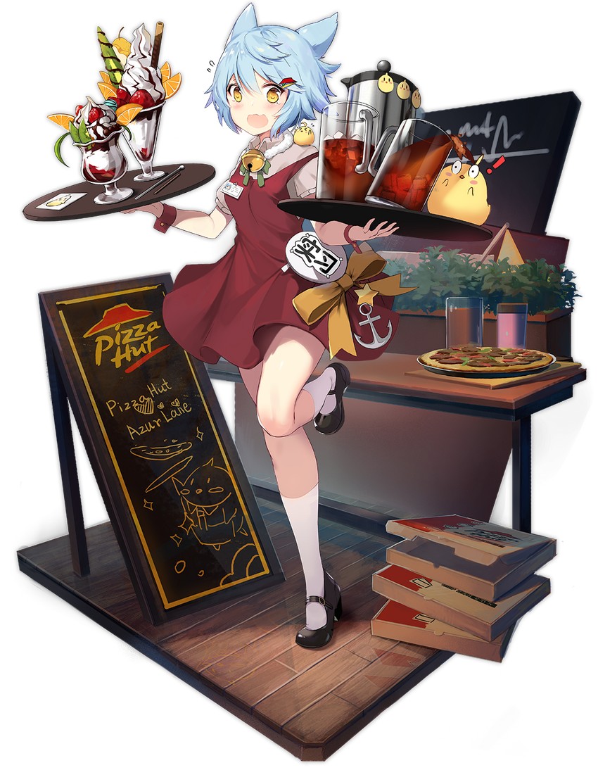 manjuu and fubuki (azur lane and 1 more) drawn by alisa_(kuro_no_sakura)