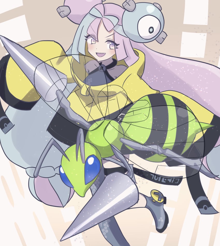 iono and beedrill (pokemon and 1 more) drawn by syabadabado