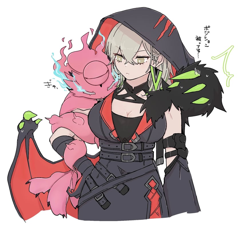 diabellstar the black witch and snake-eyes poplar (yu-gi-oh!) drawn by ei_(tdnei666)