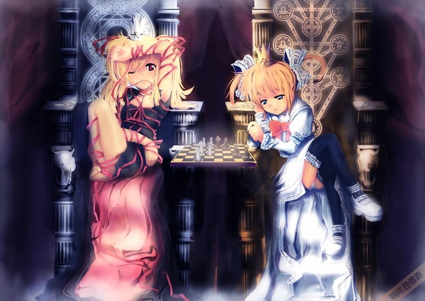 fate testarossa and takamachi nanoha (lyrical nanoha and 2 more)
