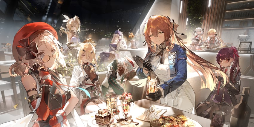 wa2000, springfield, g11, ots-14, spas-12, and 10 more (girls' frontline and 1 more) drawn by dalanxia