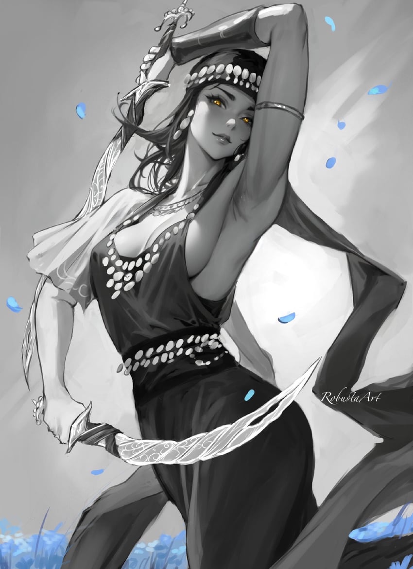 dancer of ranah (elden ring and 1 more) drawn by robusta_mania