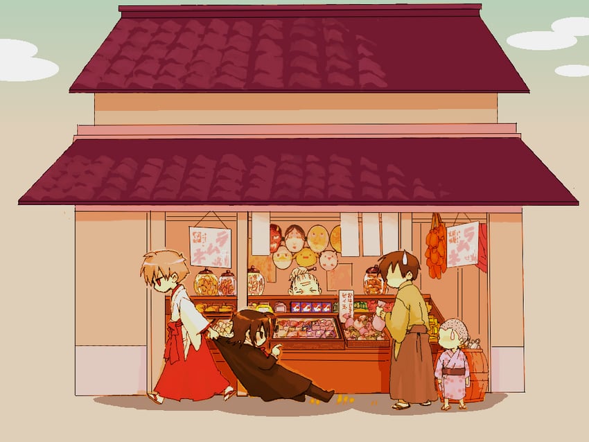 haruka, ichinomiya kantarou, and muu-chan (tactics) drawn by yuki_(hello_idiot)