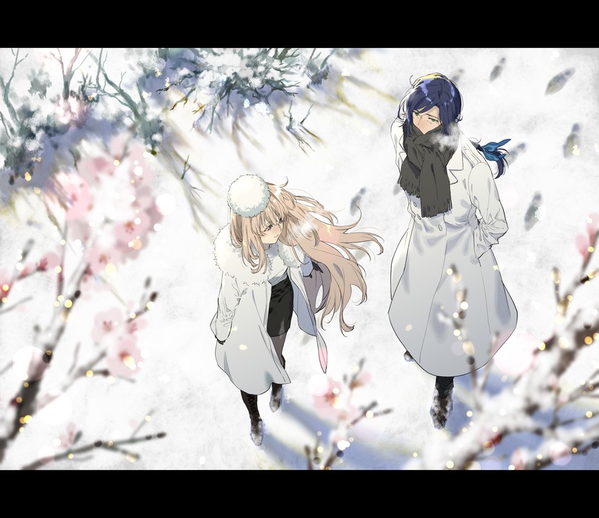 violet evergarden and dietfried bougainvillea (violet evergarden) drawn by motiitigo