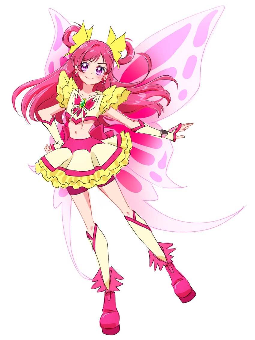 yumehara nozomi, cure dream, and super cure dream (precure and 1 more) drawn by fpminnie1