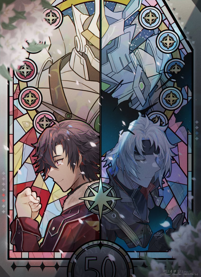 rean schwarzer, crow armbrust, valimar, and ordine (eiyuu densetsu and 2 more) drawn by youmicitrustea