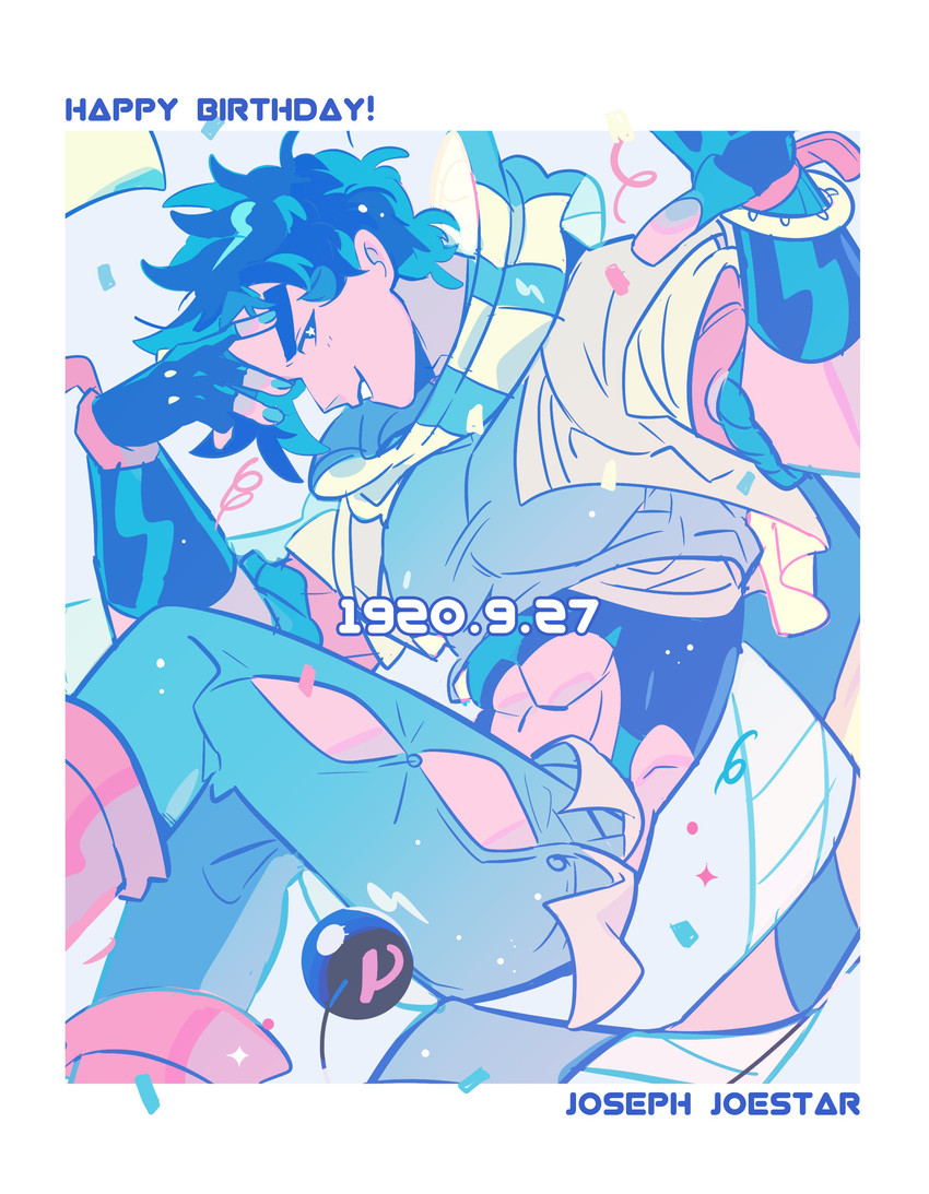 joseph joestar (jojo no kimyou na bouken and 1 more) drawn by gogeyama