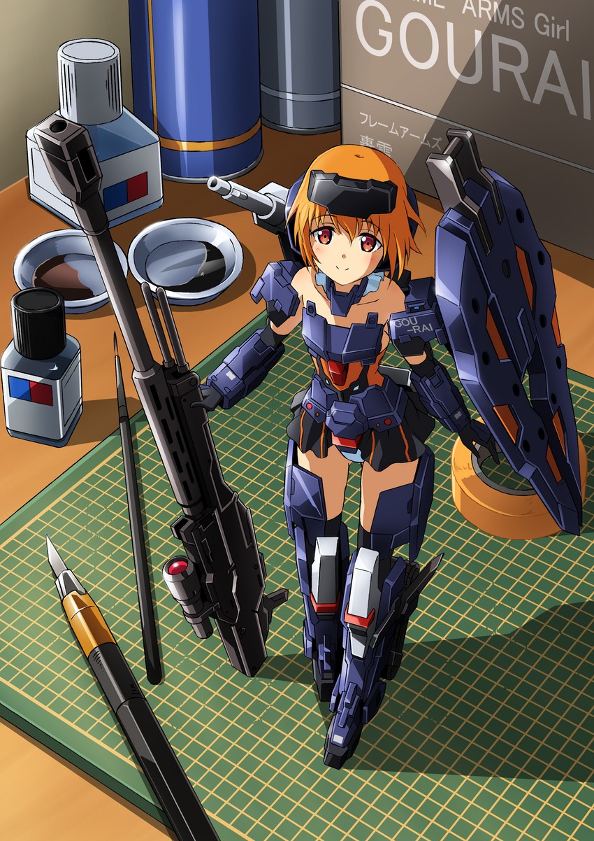 gourai (frame arms girl) drawn by kumichou_(ef65-1118-ef81-95)