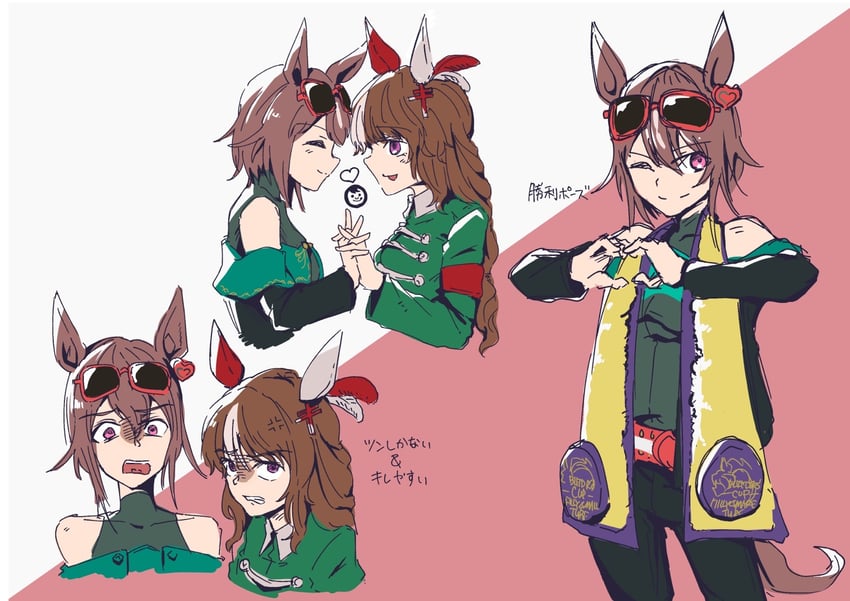 loves only you, kawada yuuga, and marche lorraine (original and 1 more) drawn by obushideian