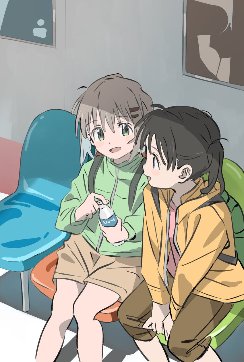 yukimura aoi and kuraue hinata (yama no susume) drawn by flask00