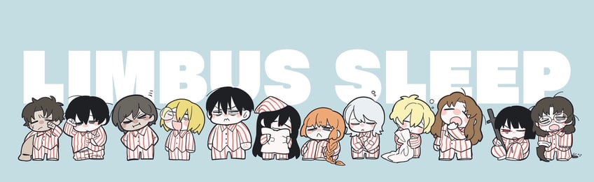 ishmael, don quixote, faust, sinclair, yi sang, and 7 more (project moon and 1 more) drawn by kojocho05