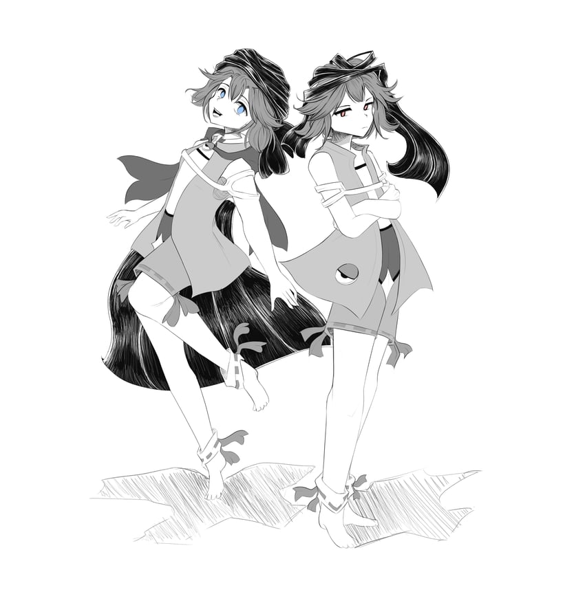 kuzu suzumi, cine hamal, and arde (len'en) drawn by inister