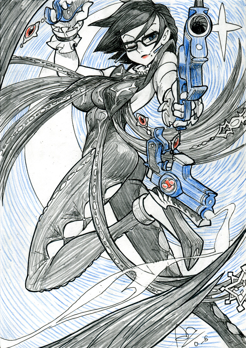 bayonetta (bayonetta and 1 more) drawn by alex_ahad