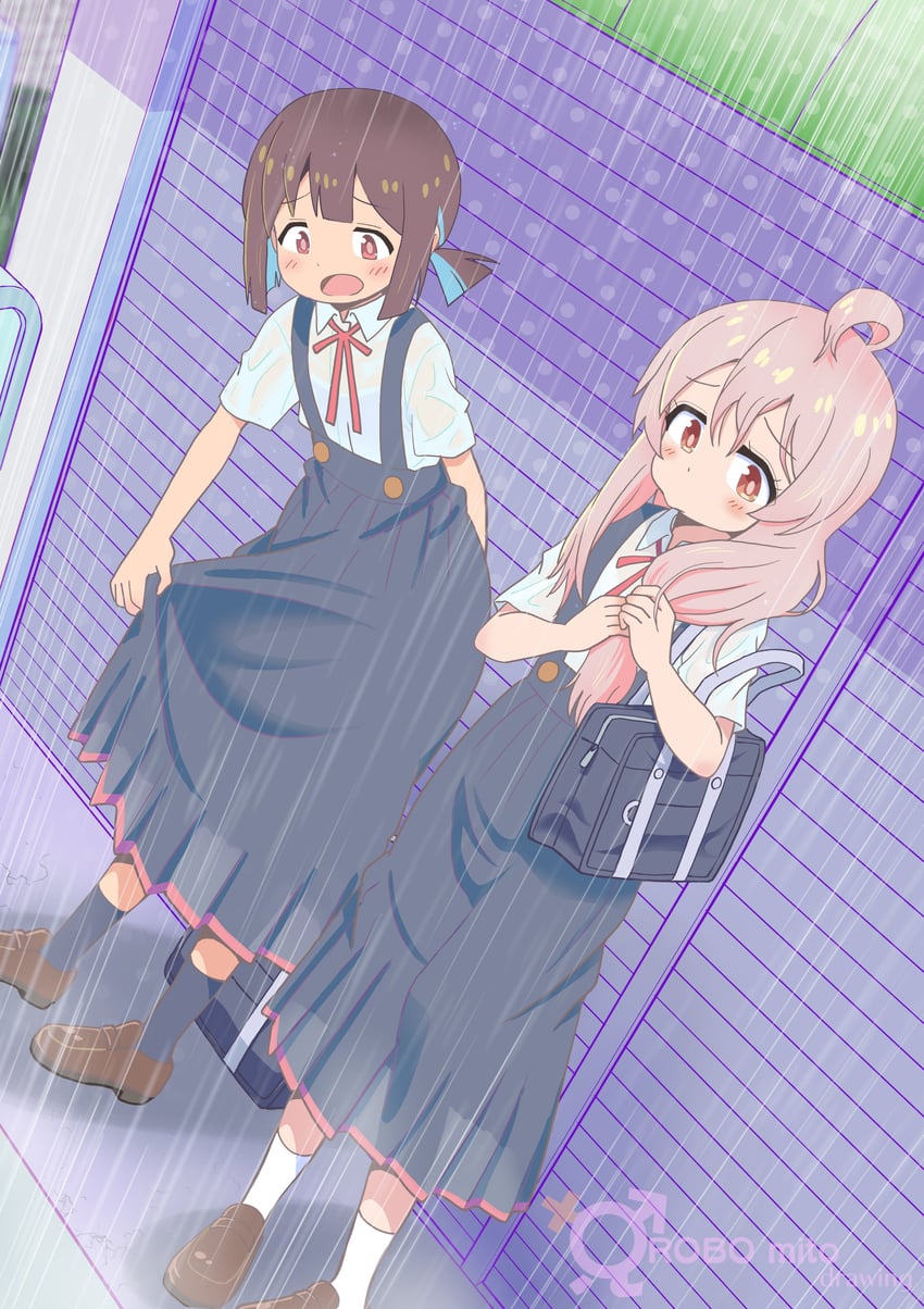 oyama mahiro and hozuki momiji (onii-chan wa oshimai!) drawn by robomito