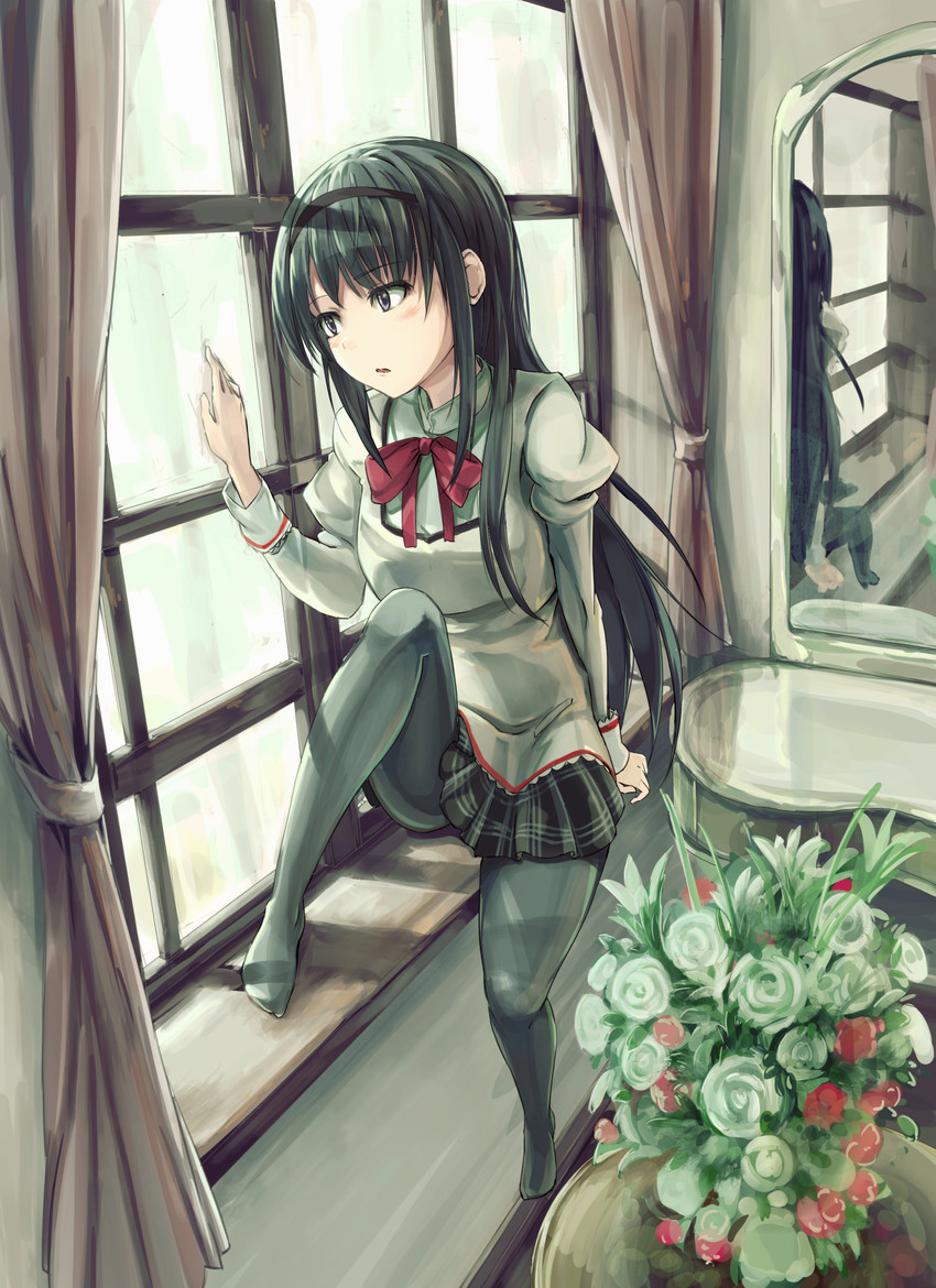 akemi homura (mahou shoujo madoka magica) drawn by shinon_(sinon_non)