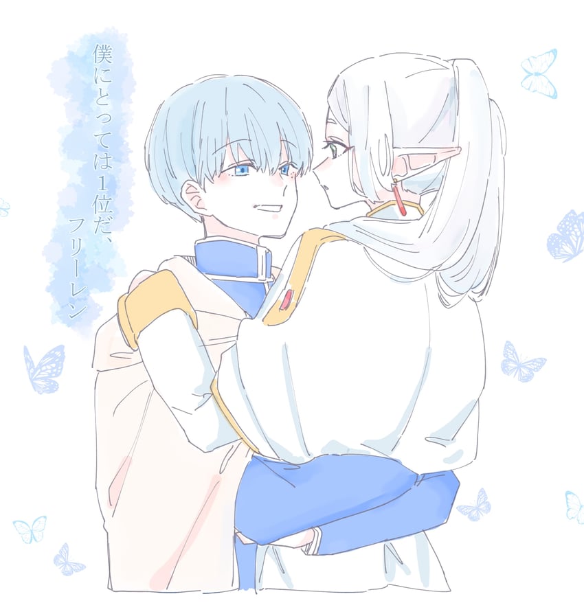 frieren and himmel (sousou no frieren) drawn by seila_rei