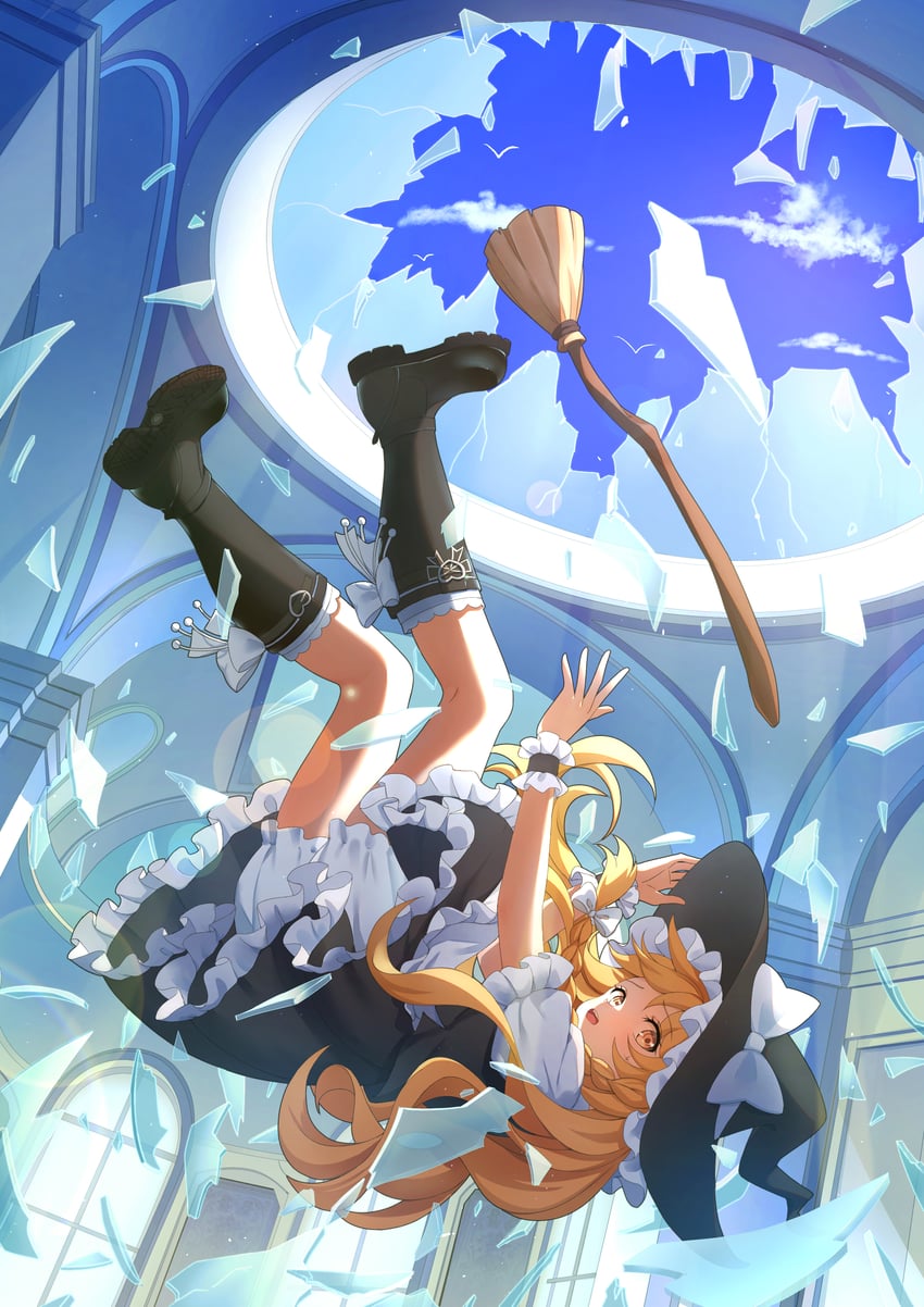 kirisame marisa (touhou) drawn by sakura_ayame