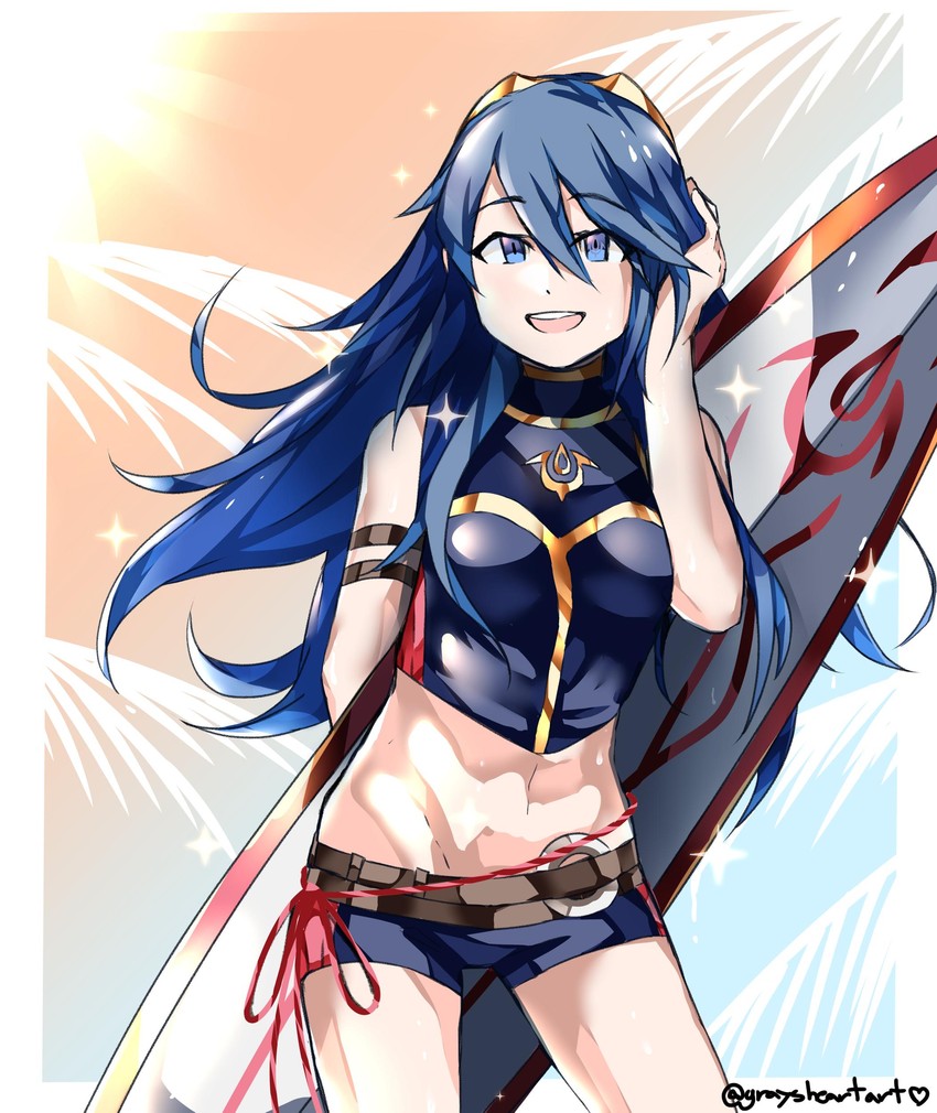 lucina (fire emblem and 2 more) drawn by graysheartart