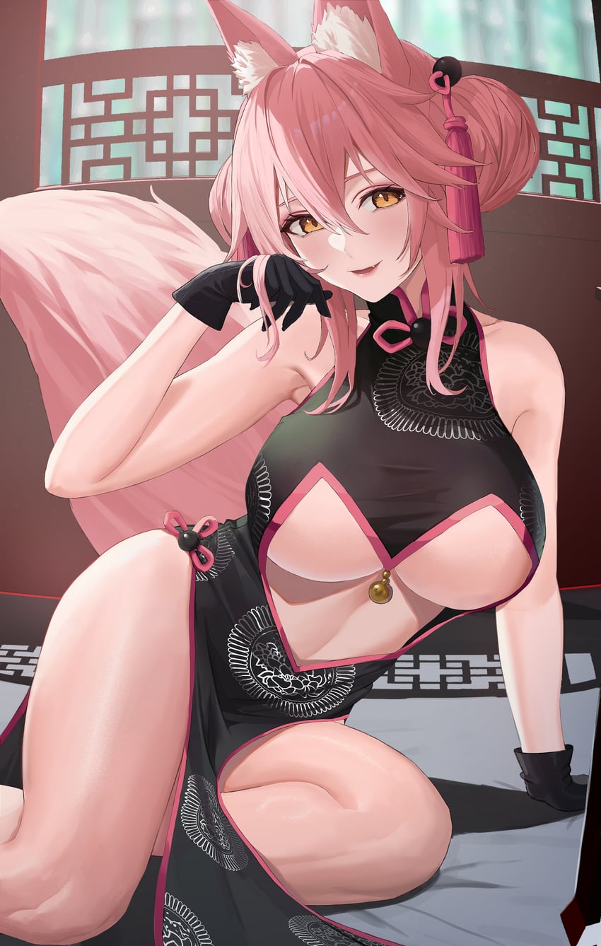 tamamo and koyanskaya (fate and 1 more) drawn by asurada_yui