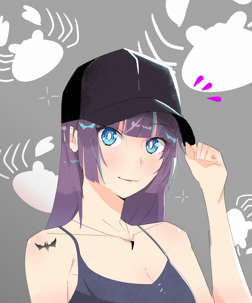 senjougahara hitagi (monogatari) drawn by shinletai