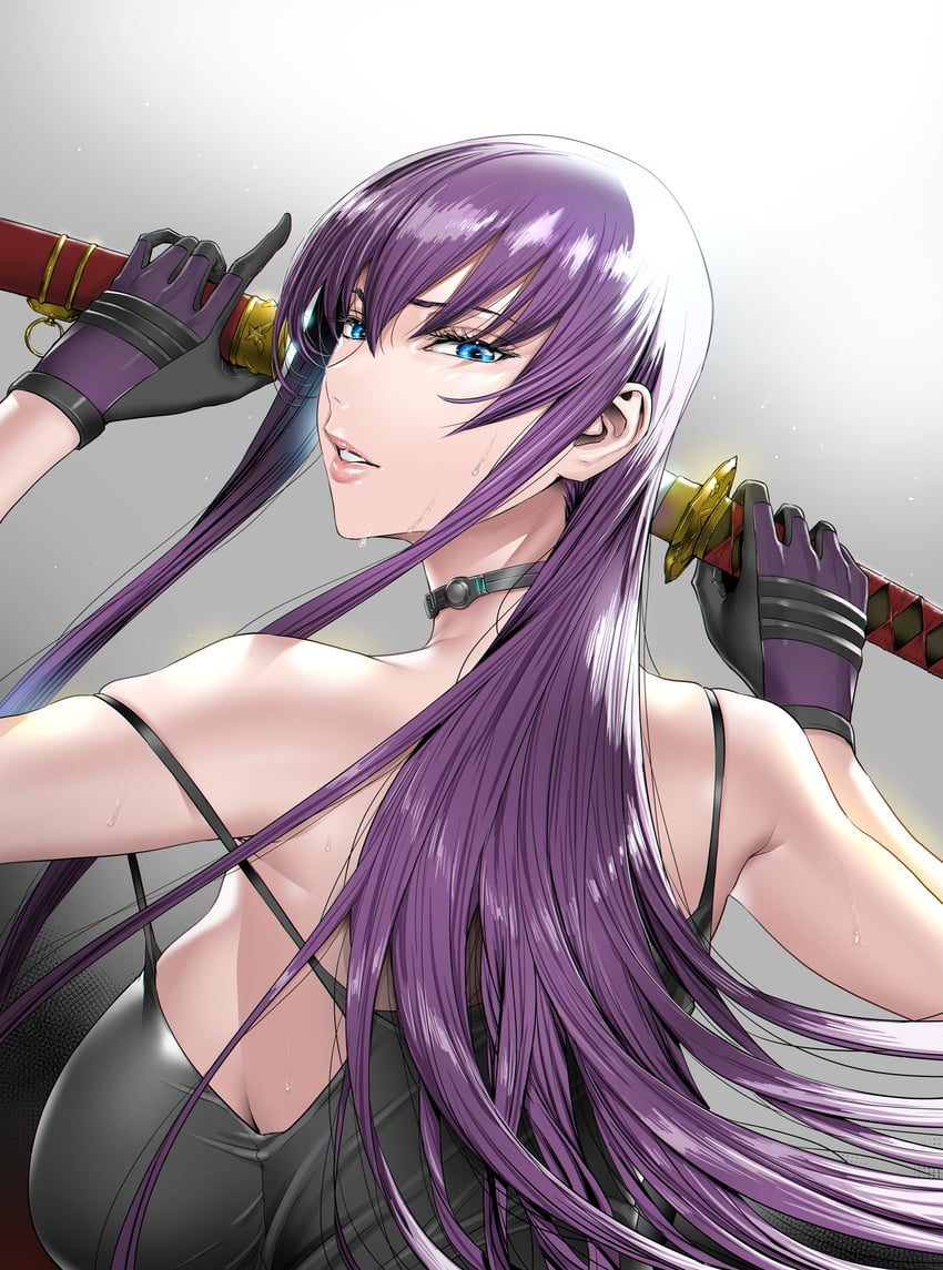 busujima saeko (highschool of the dead) drawn by fei_(maidoll)